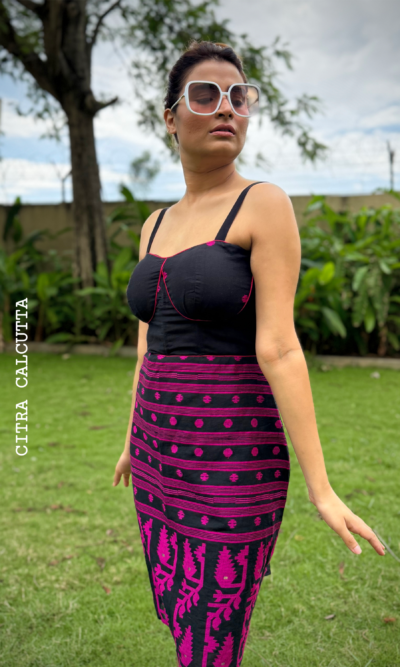 CITRA Handmade Jamdani Corset Dress