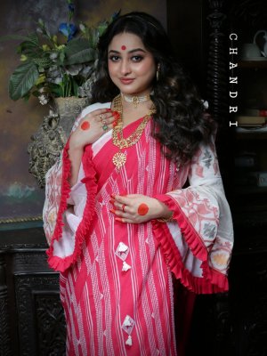Handmade Pure Cotton Jamdani Blouse