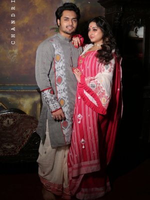 Handmade Jamdani Mens Kurta