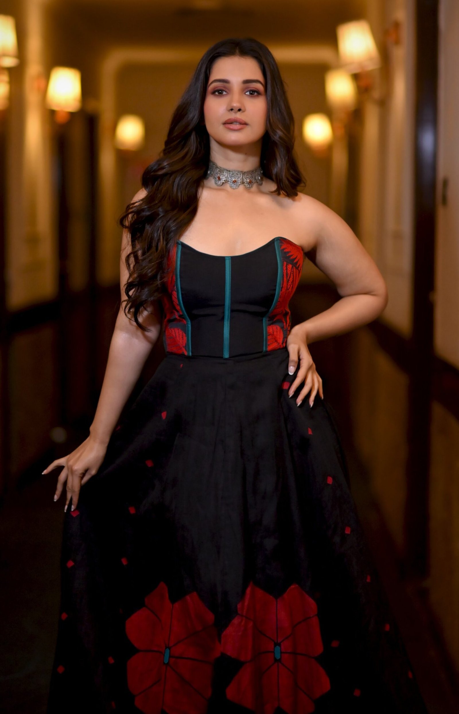 Handmade Jamdani & Kantha corset Dress - Image 2