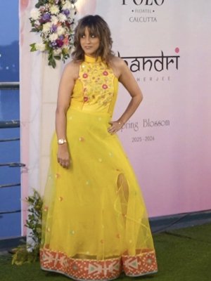 Muslin Jamdani Hand embroidered Long Dress