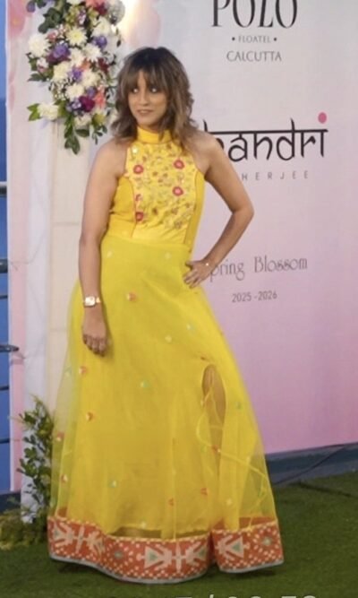 Muslin Jamdani Hand embroidered Long Dress